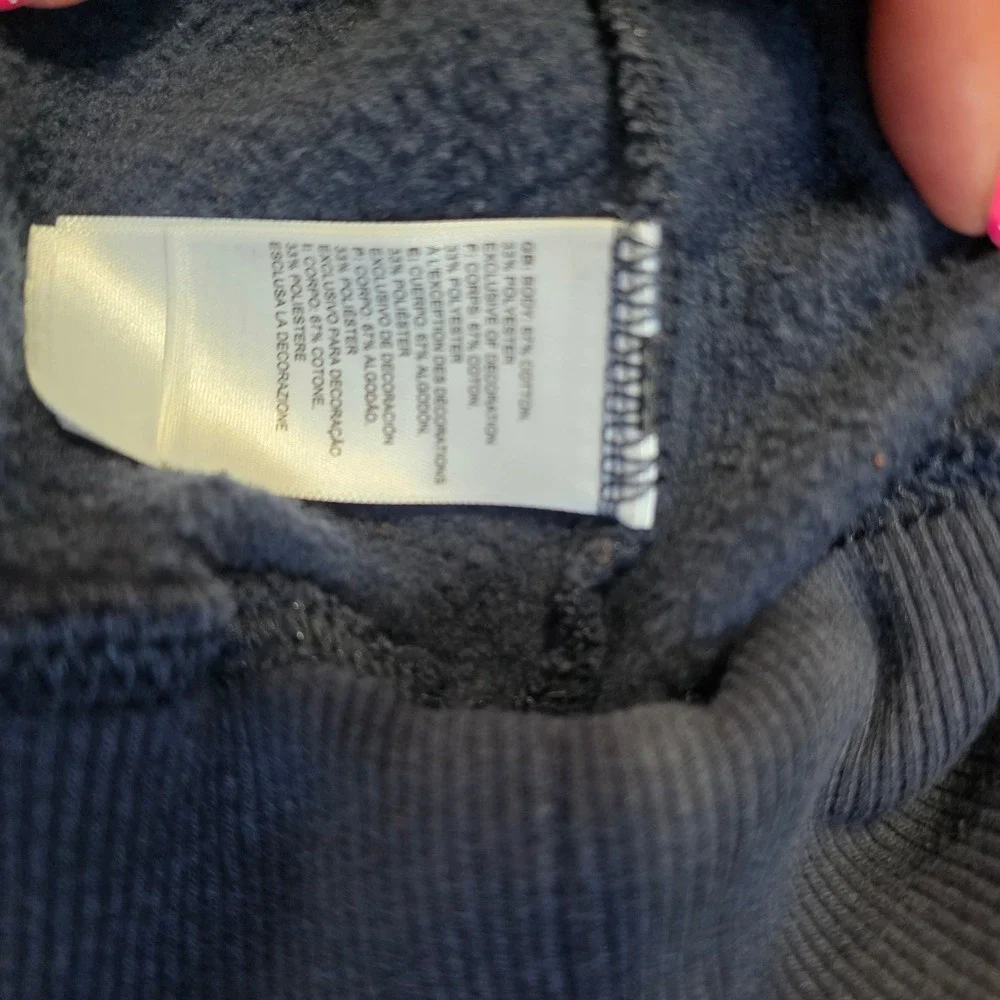 The North Face‎ Mens XL Navy Blue Pullover Hoodie Sweatshirt Half Dome Logo
